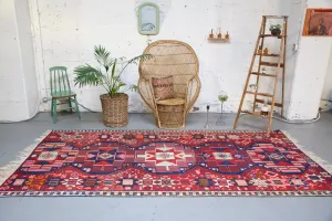Vintage Van Kilim 5.6ftx12ft