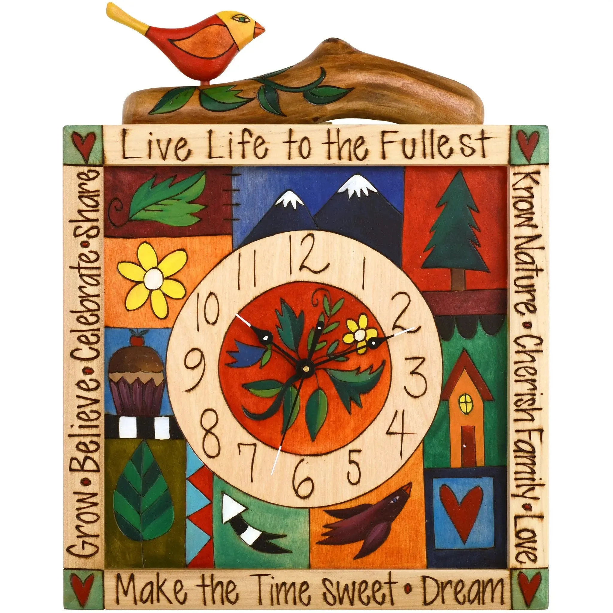 Wall Clock by Sticks CLK006, D71112