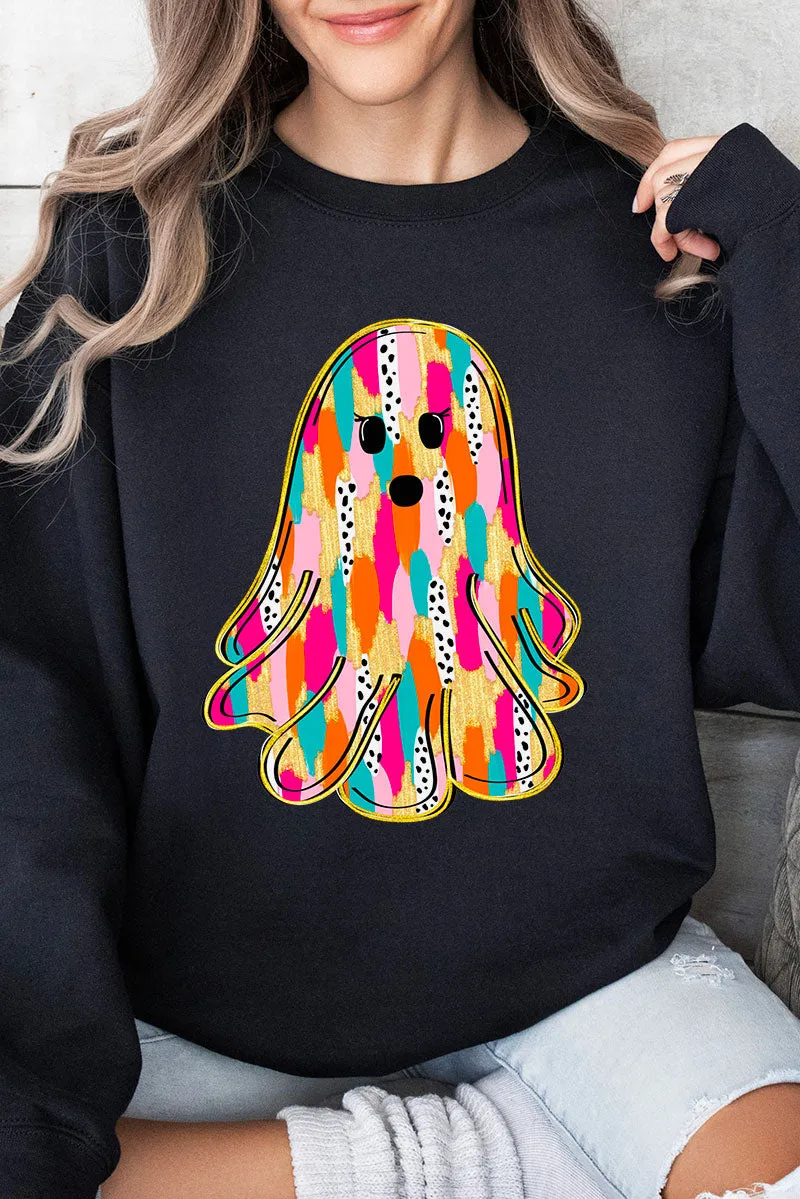 Watercolor Ghost Unisex NuBlend Crew Sweatshirt