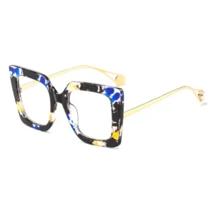 Wendy Retro Oversized Square Glasses Frame