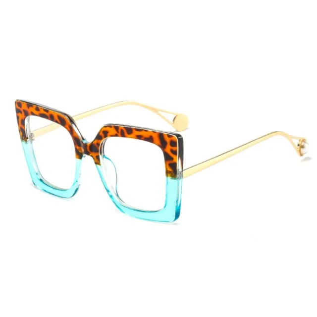 Wendy Retro Oversized Square Glasses Frame