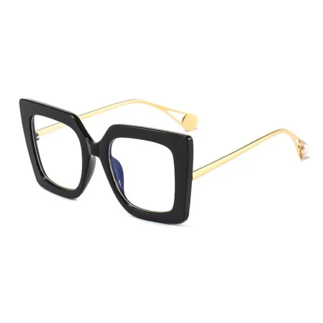 Wendy Retro Oversized Square Glasses Frame