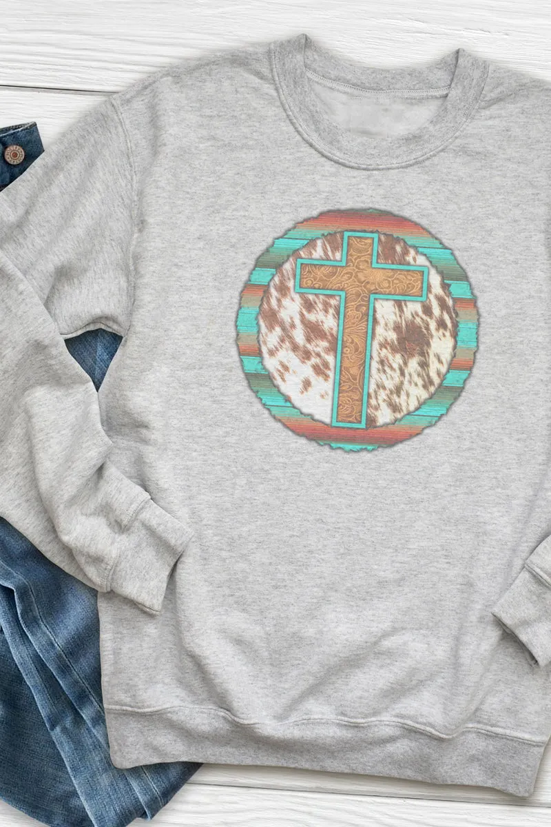 Western Cross Unisex NuBlend Crew Sweatshirt
