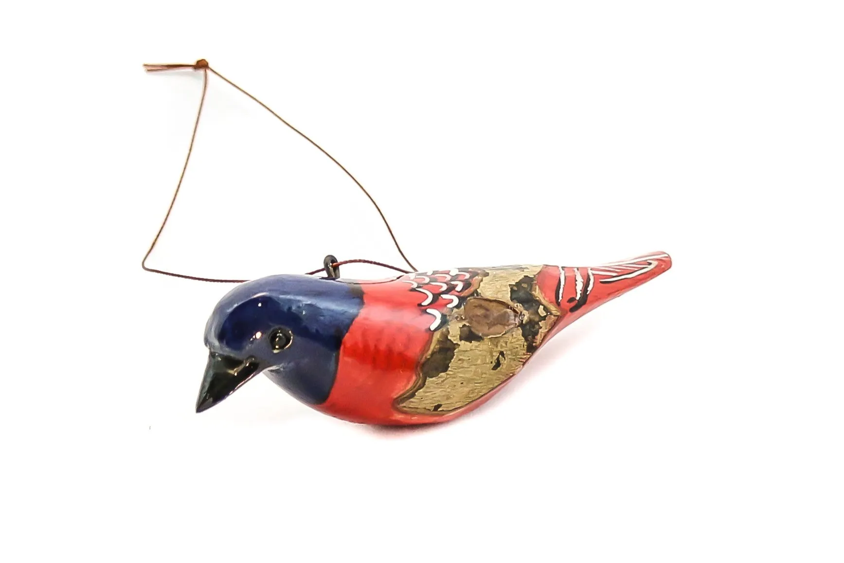Wood Bird Ornament - East Africa