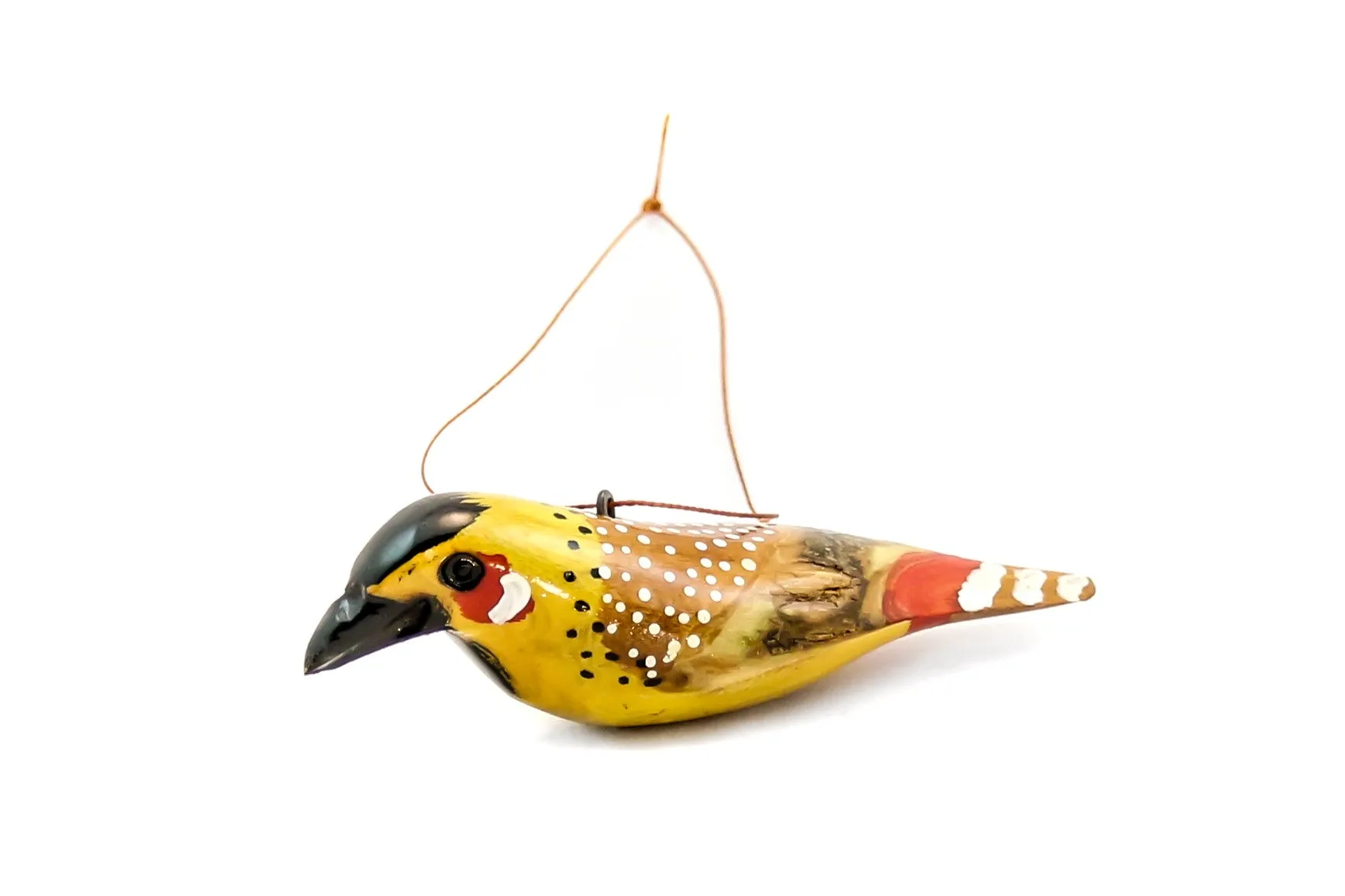 Wood Bird Ornament - East Africa