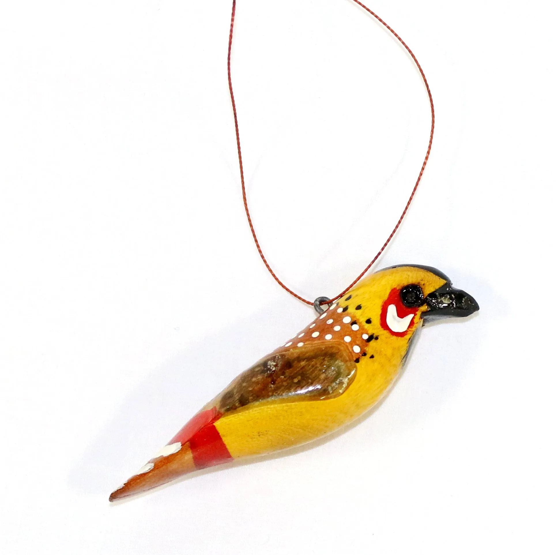 Wood Bird Ornament - East Africa