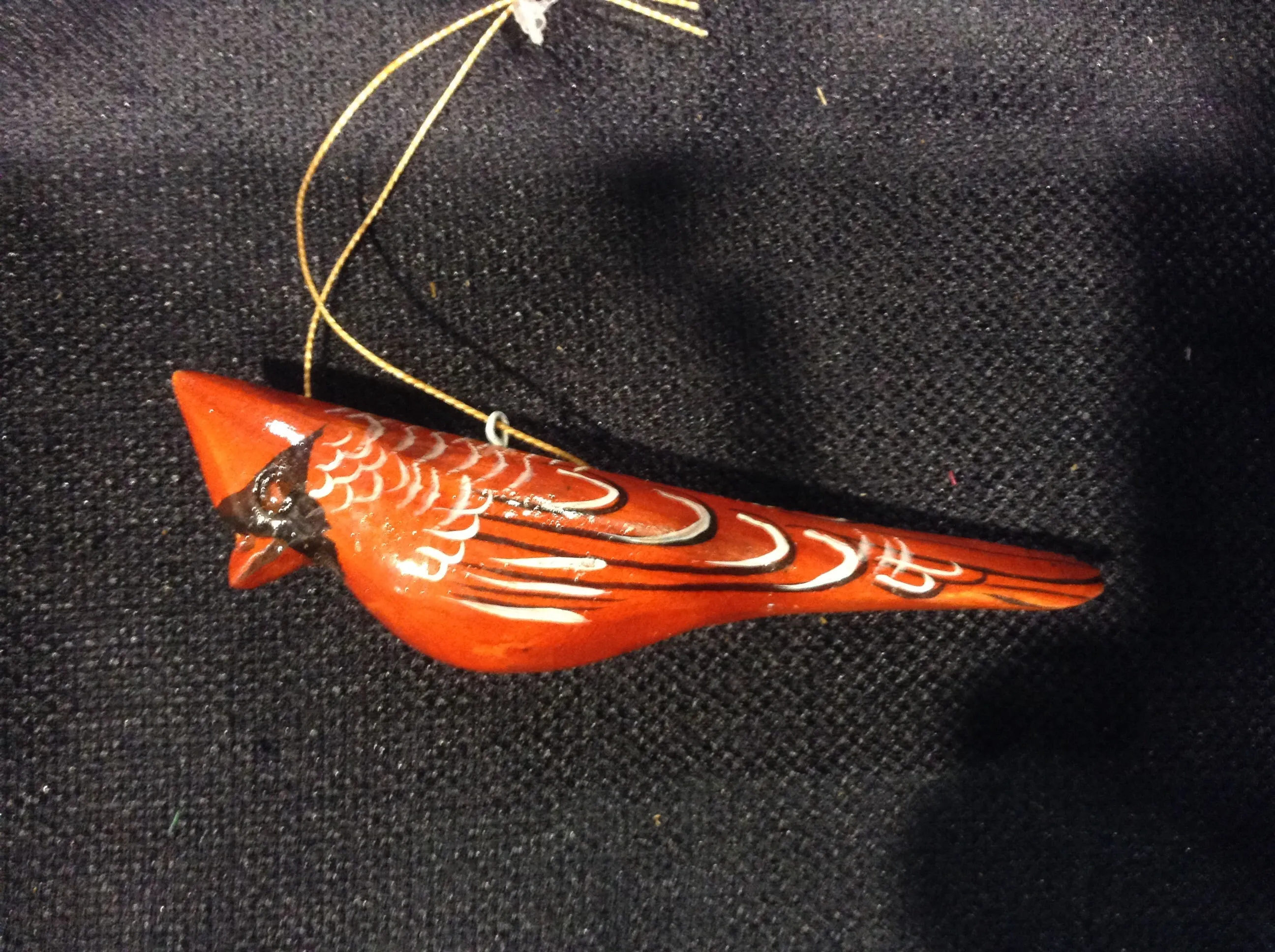 Wood Bird Ornament, North America