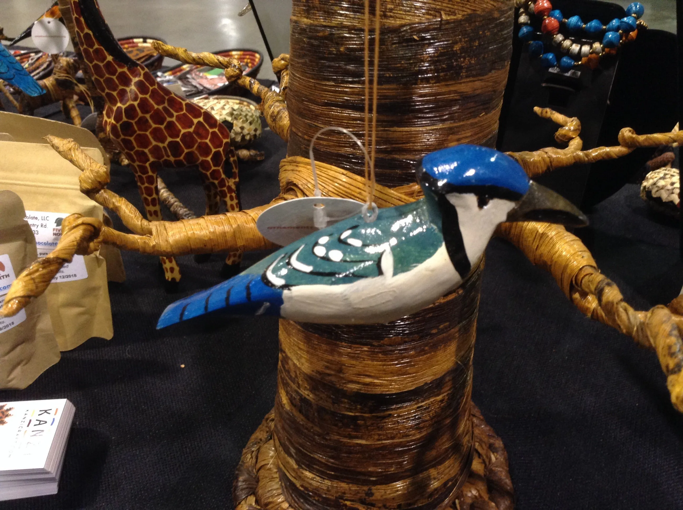 Wood Bird Ornament, North America
