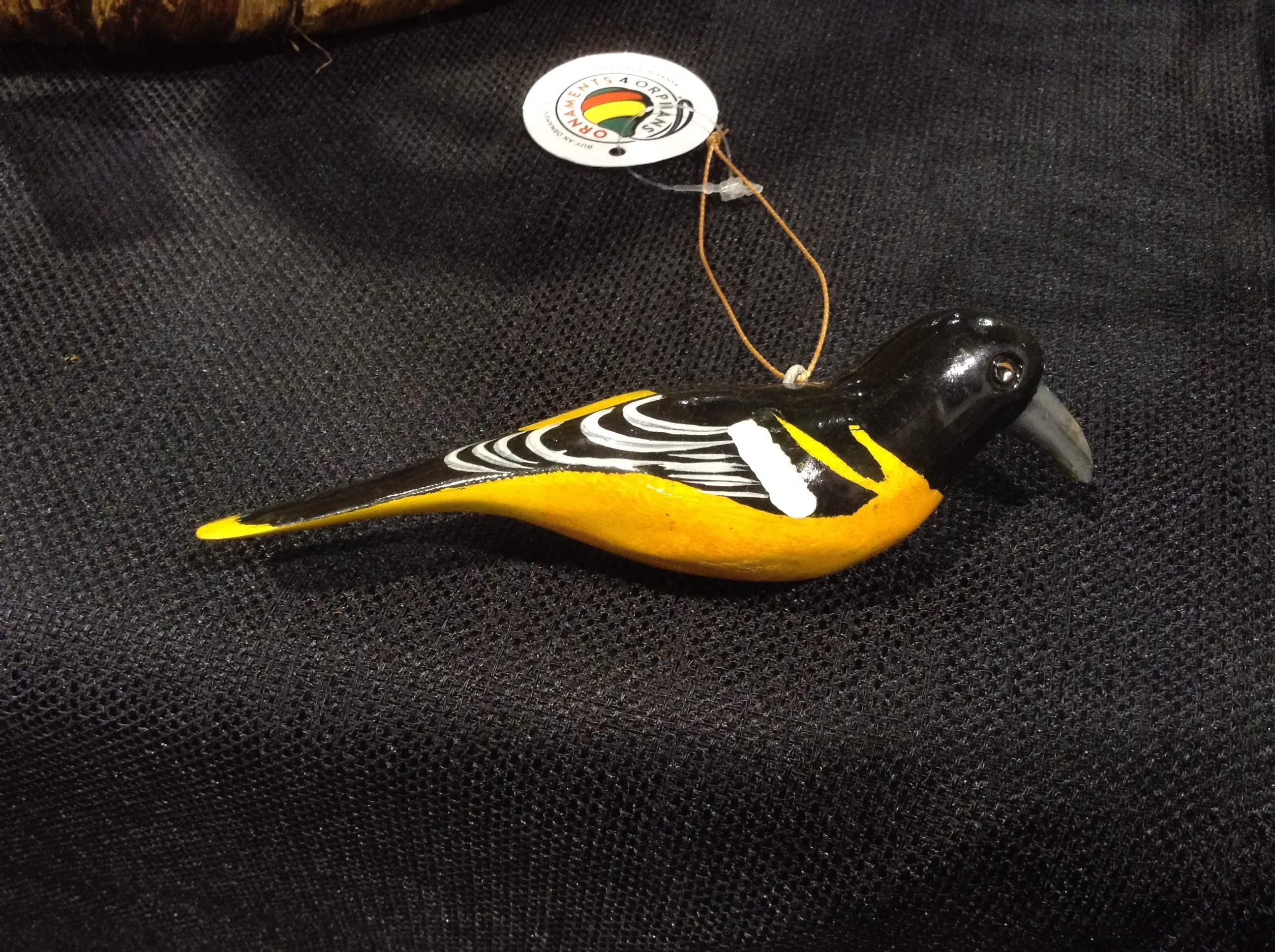 Wood Bird Ornament, North America