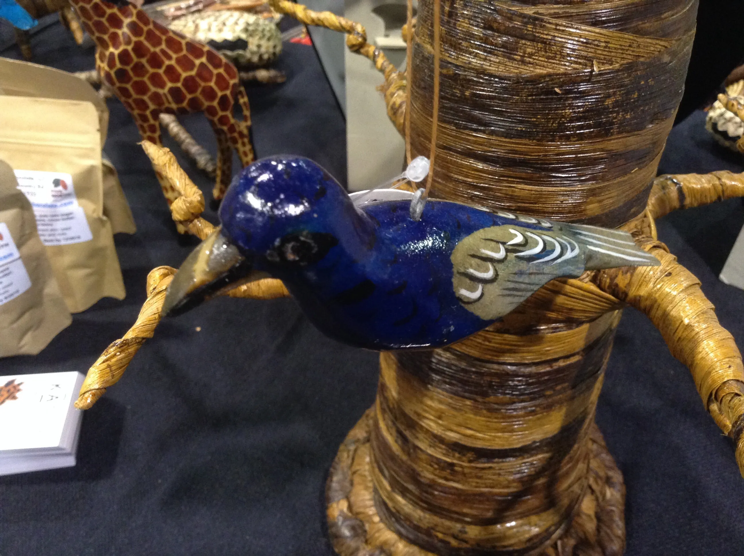 Wood Bird Ornament, North America