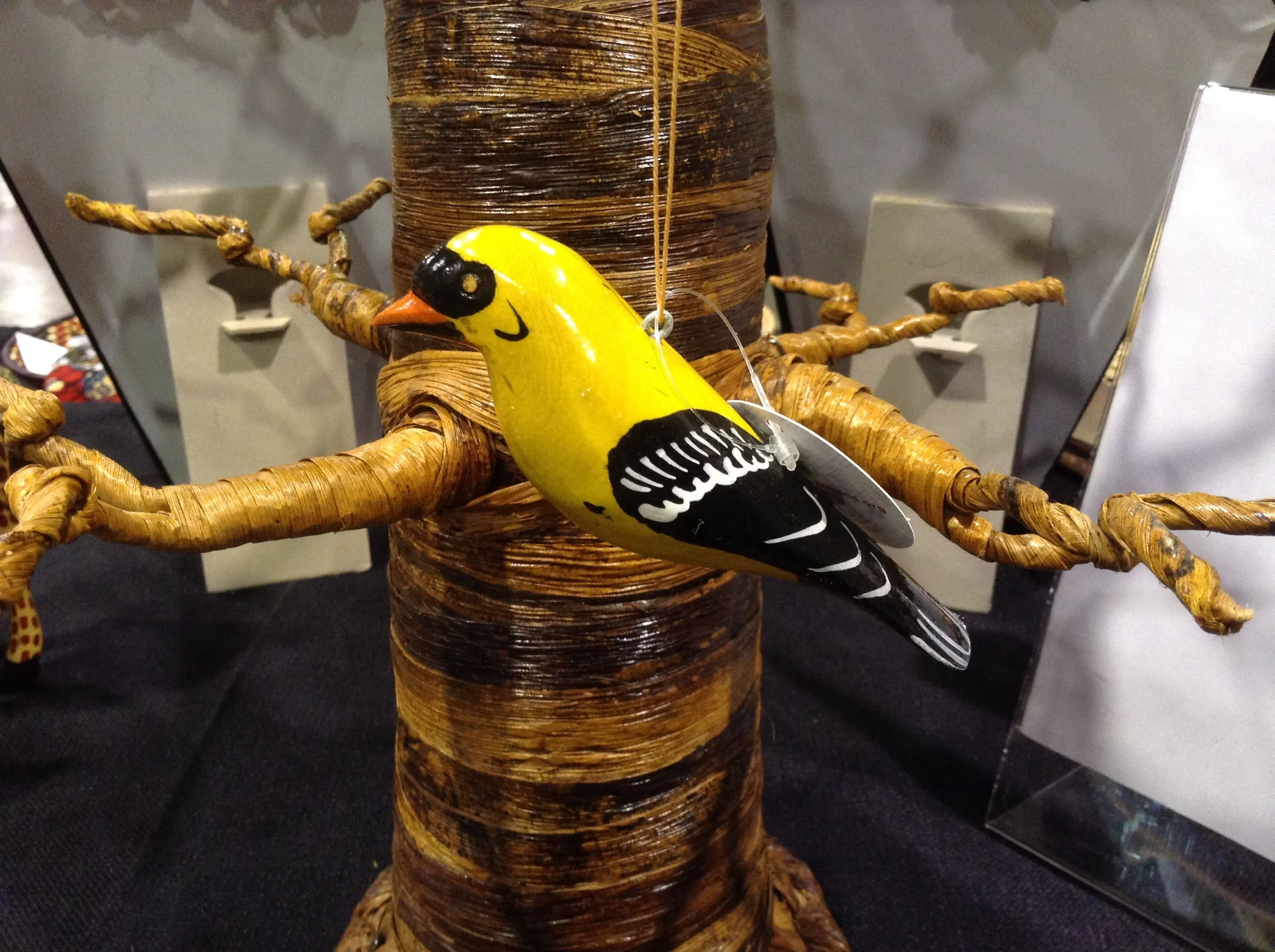 Wood Bird Ornament, North America