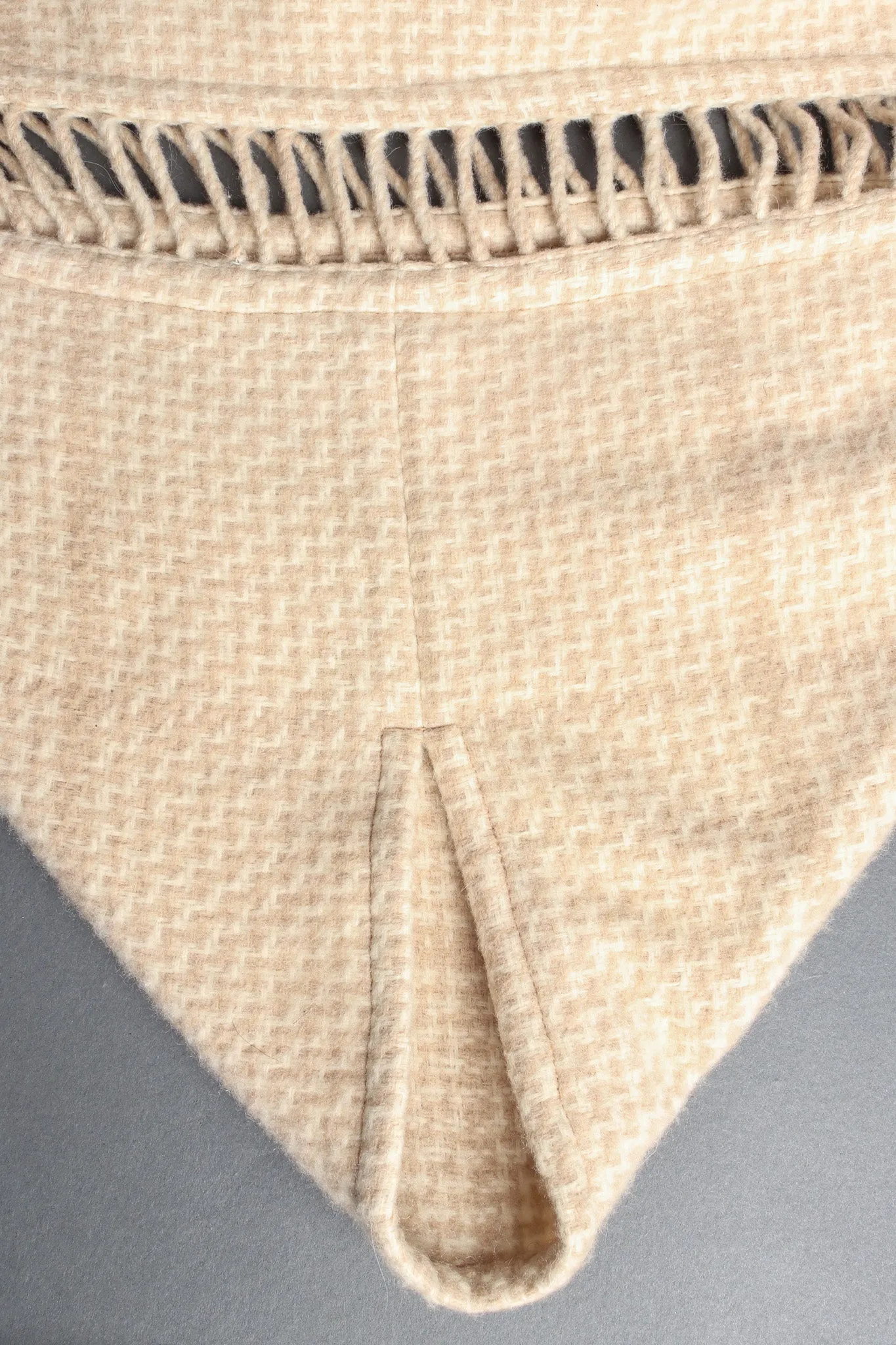 Wool Poncho Cape