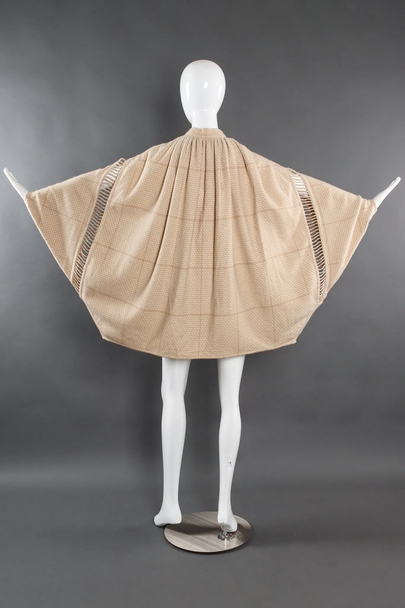 Wool Poncho Cape
