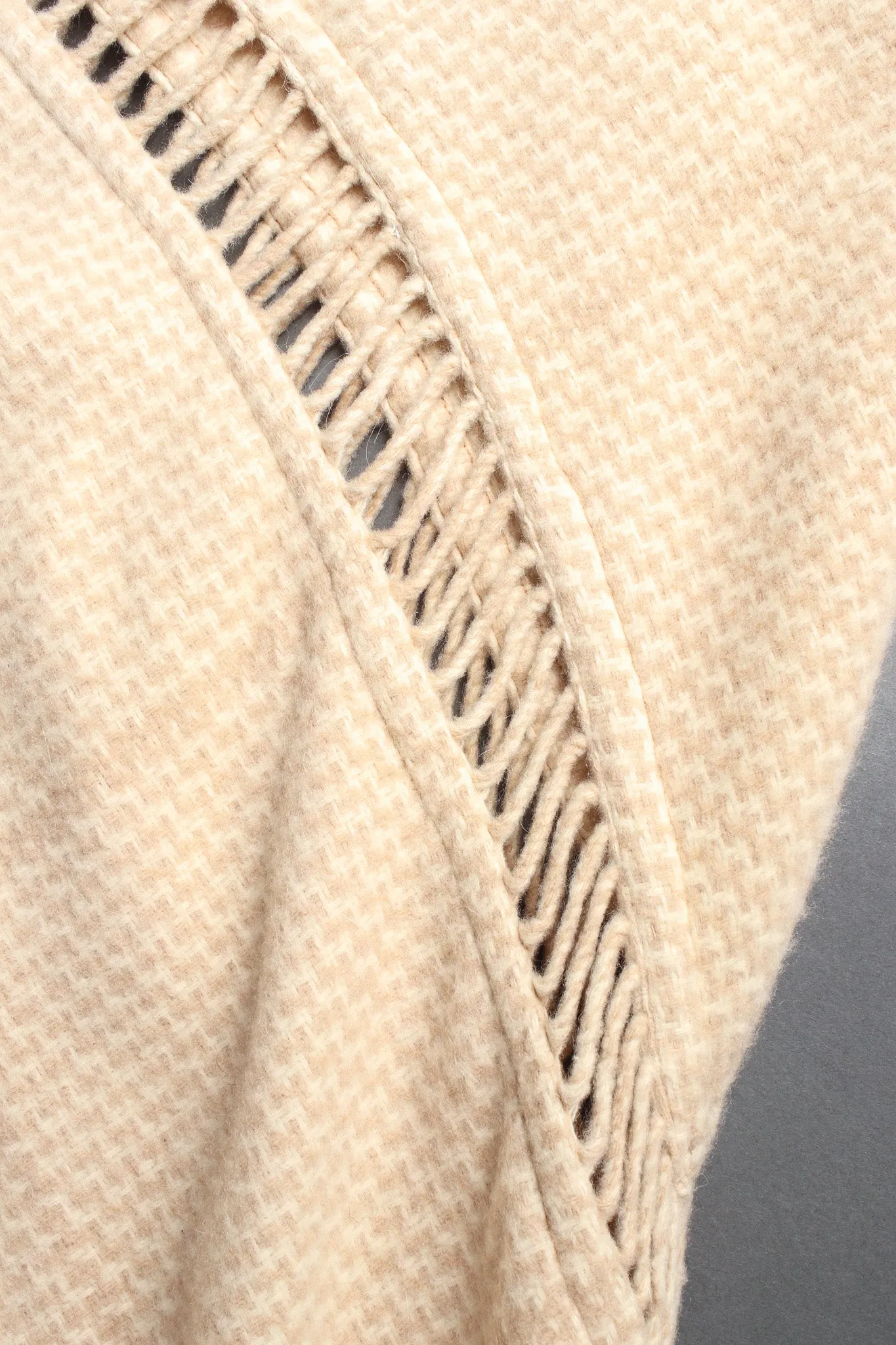 Wool Poncho Cape