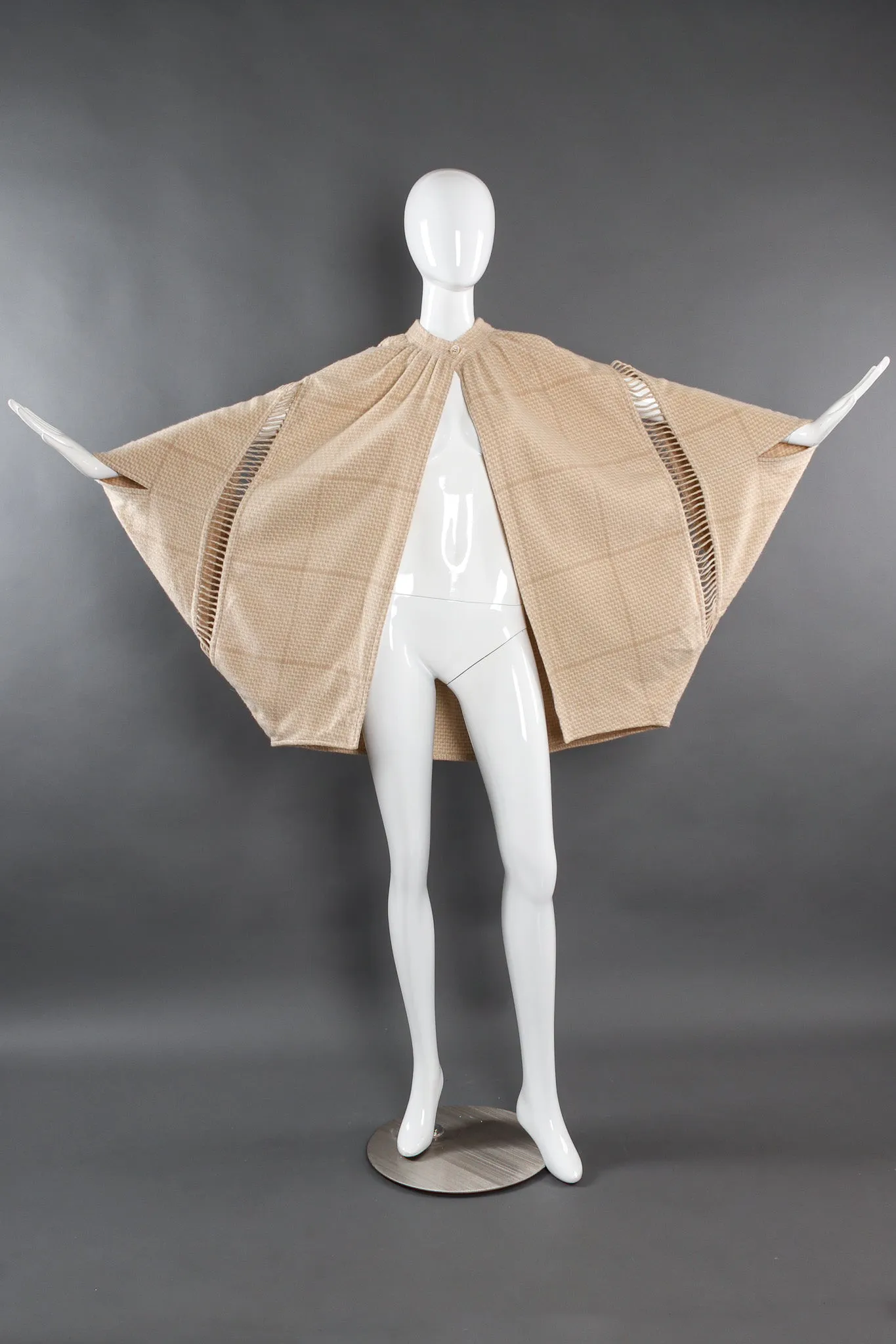 Wool Poncho Cape