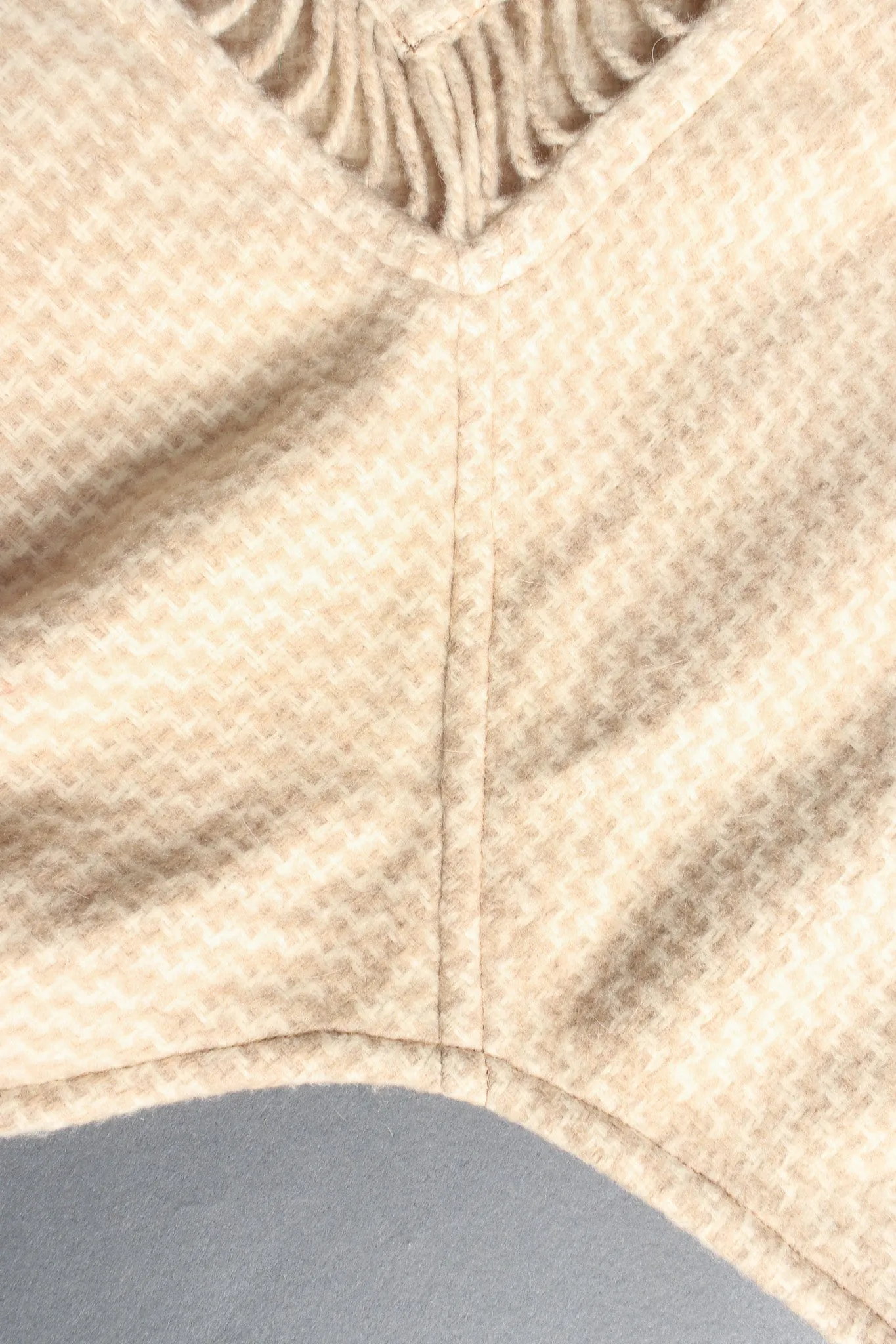 Wool Poncho Cape
