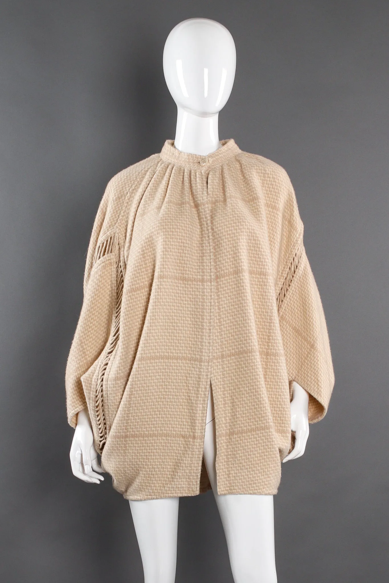 Wool Poncho Cape