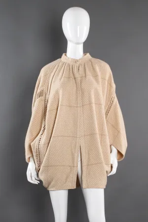 Wool Poncho Cape