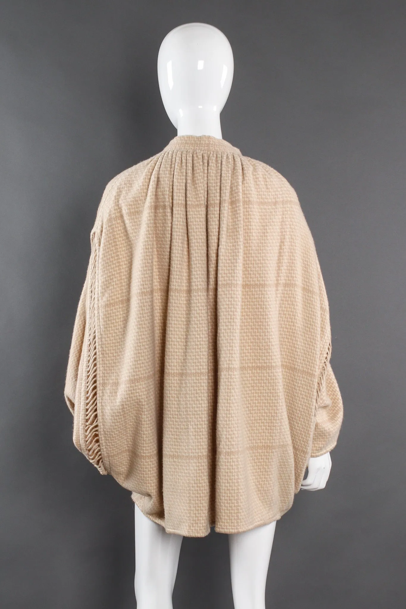 Wool Poncho Cape