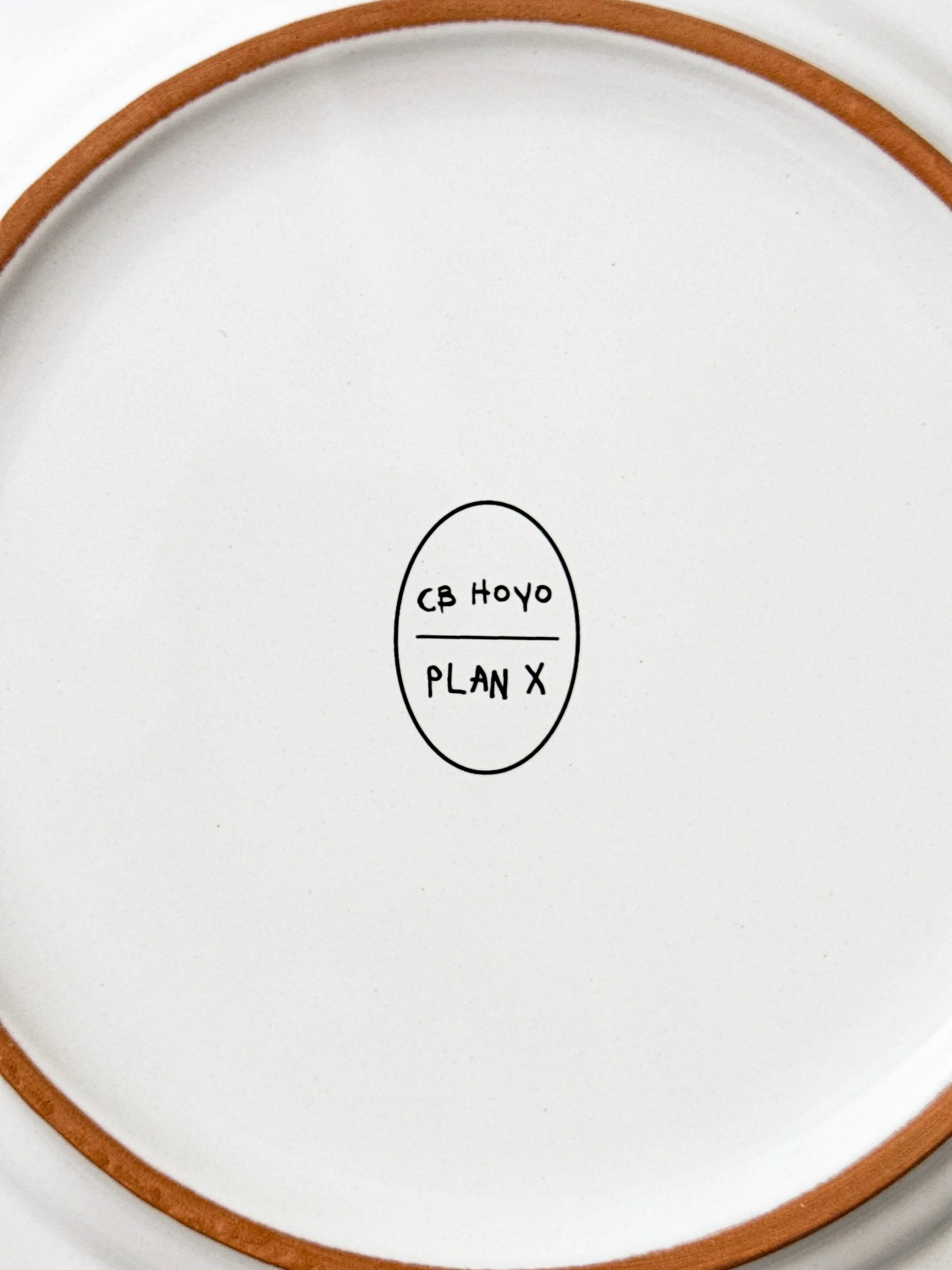 'Woow' Hand Painted Ceramic Plate